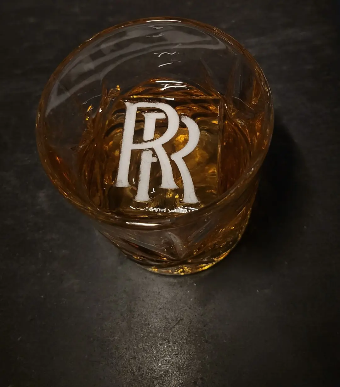Branded ice cube