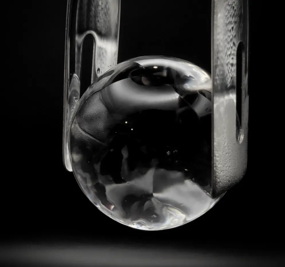Clear spheres by Wolfe and Kensington